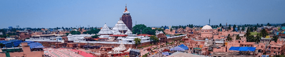 A photo of the Jagannath Temple in Puri